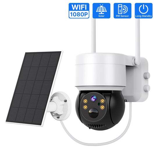 Solar Motion Detection Audio Video Surveillance Camera